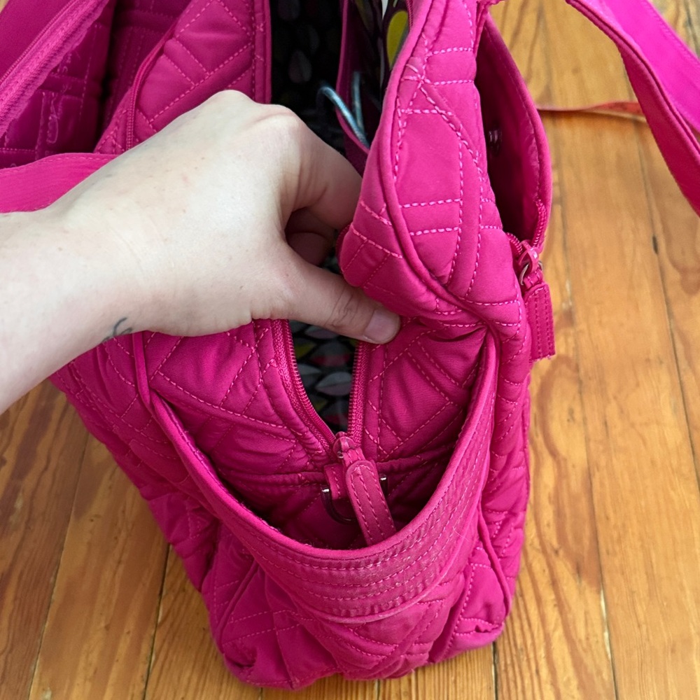 Vera Bradley Quilted Pink Women's Bag - Picture 7 of 9